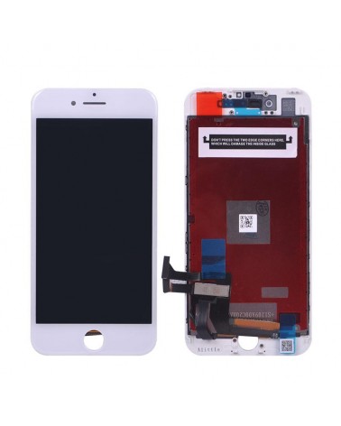 Iphone 7 pantalla completa blanca lcd alta calidad tactil compatible