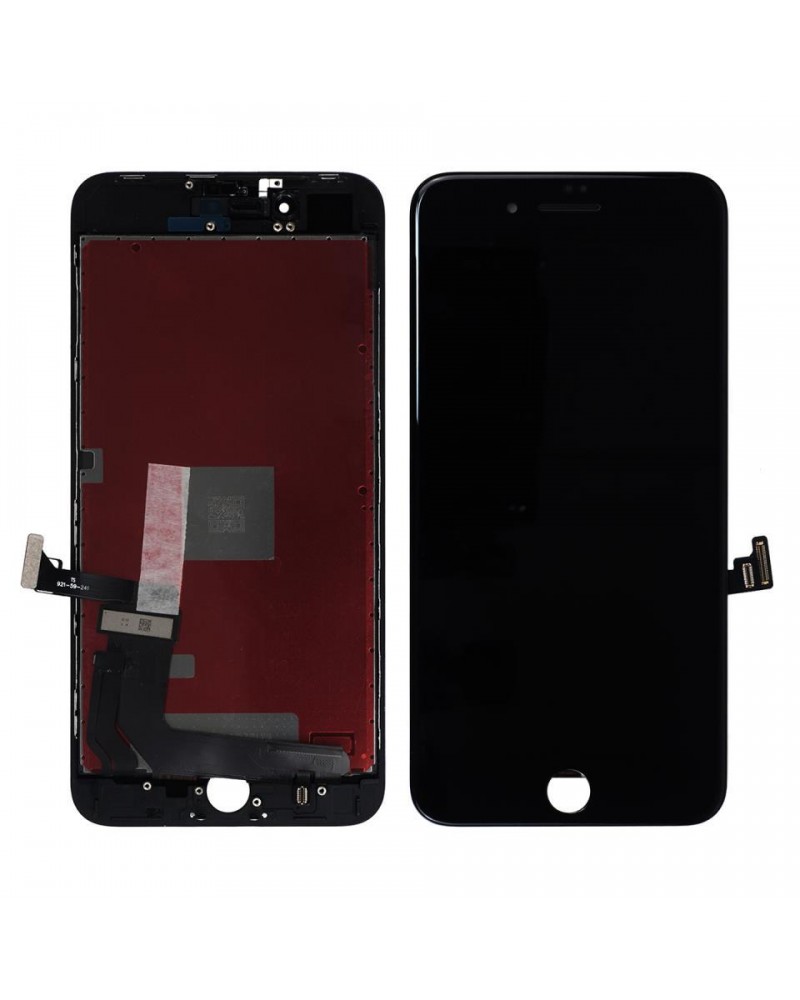 Iphone 8 plus pantalla completa negra lcd alta calidad tactil compatible