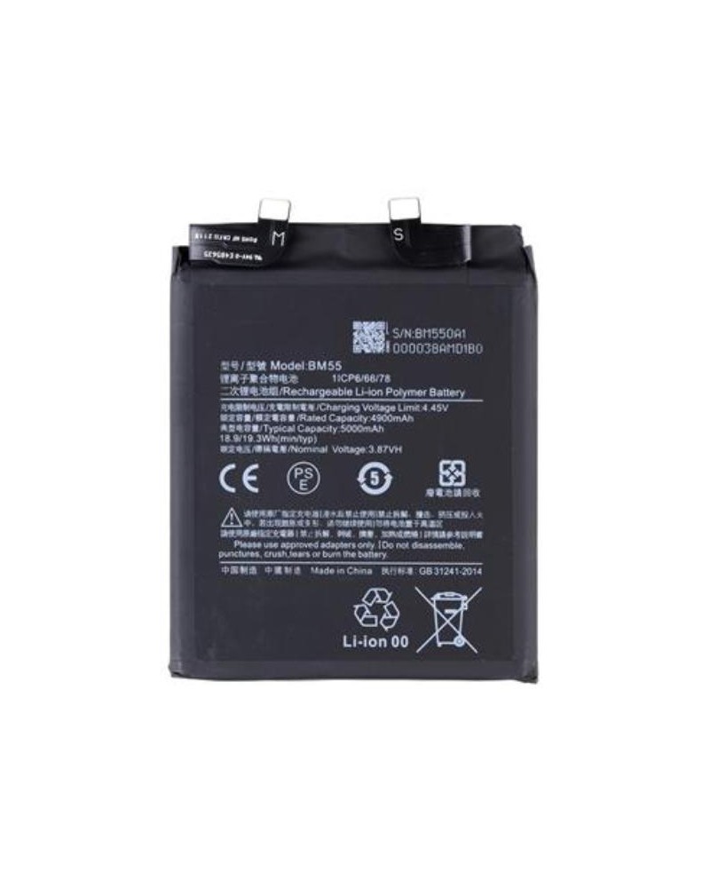 Bateria BM55 de 5000 mAh para Xiaomi Mi 11 Ultra Mi 11 Pro