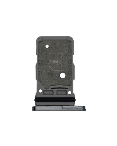 Single Sim Tray Or Holder For Samsung Galaxy S21 Ultra 5G G998- Grey