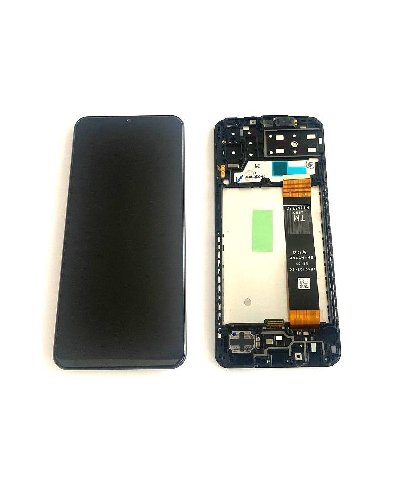 Pantalla LCD y Tactil con Marco para Samsung Galaxy A13 4G A135 A135F   Service Pack  
