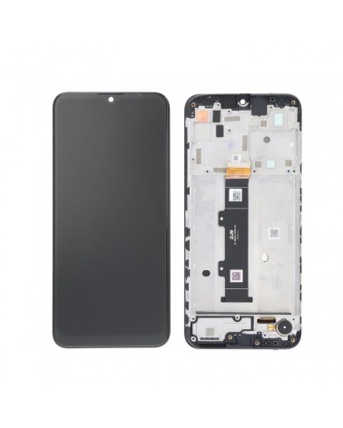 LCD e ecrã tátil com moldura para Motorola Moto G30 XT2129-1