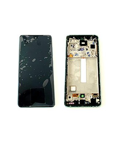 LCD and Touch Screen with Green Frame for Samsung Galaxy A52s 5G A528B Service Pack