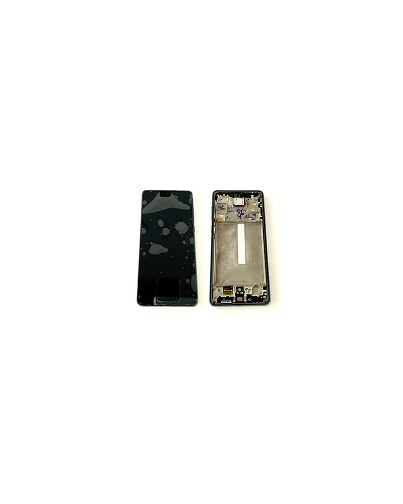 Pantalla LCD y Tactil con Marco Negro para Samsung Galaxy A73 5G A736 A736B   Service Pack  