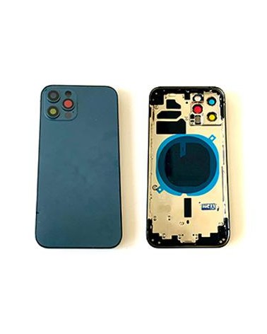 Centre Case Or Chassis With Back Cover For IPhone 13 Pro - Blue