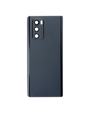 Battery Back Cover with Lens or Camera Glass for LG Wing 5G - Black