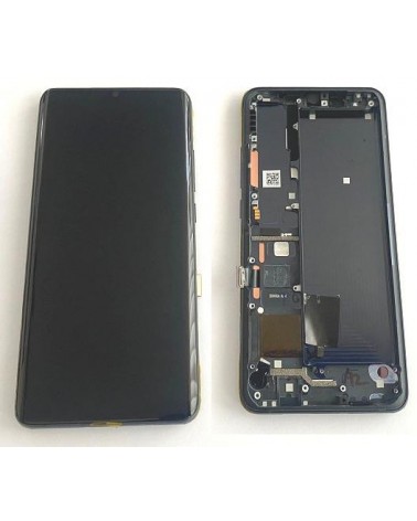 LCD e ecrã tátil com moldura preta para Xiaomi Mi Note 10 Xiaomi Mi Note 10 Lite Xiaomi Mi Note 10 Pro