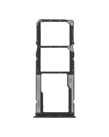 Bandeja o Soporte Dual Sim para Xiaomi Redmi Note 11S 2201117SG - Negra