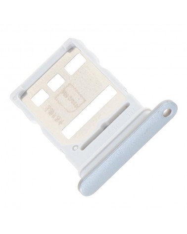 Bandeja o Soporte Dual Sim para Huawei Y9A - Plata