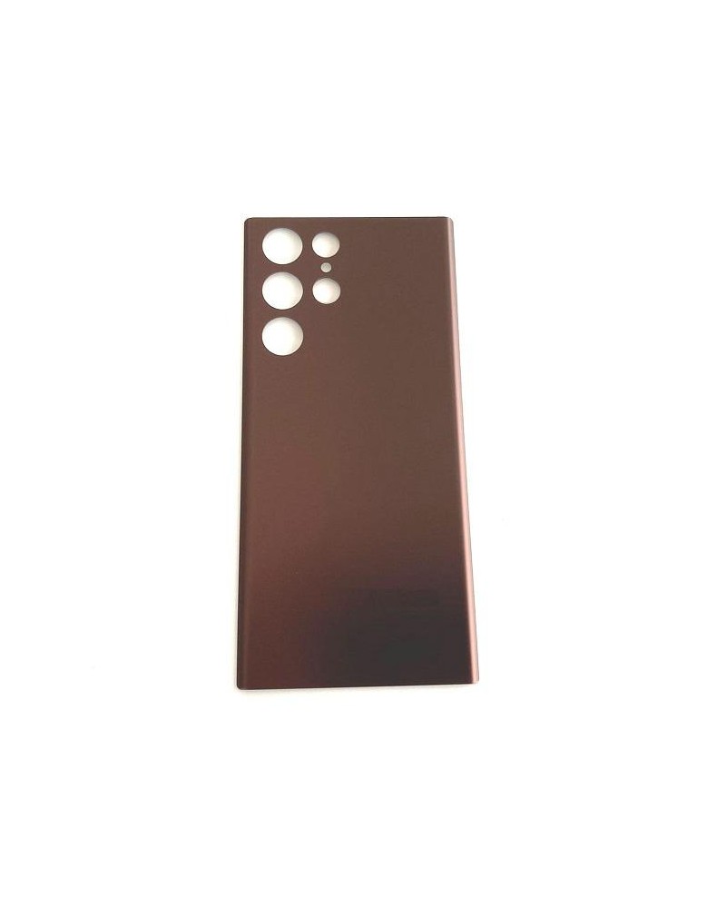 Rear Battery Cover For Samsung Galaxy S22 Ultra SM-S908 SM-S908 - Brown