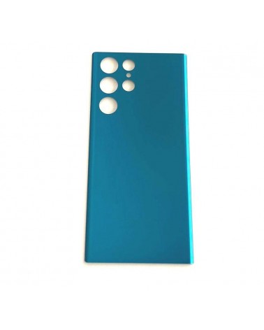 Capa traseira da bateria para Samsung Galaxy S22 Ultra SM-S908 SM-S908 - Azul brilhante