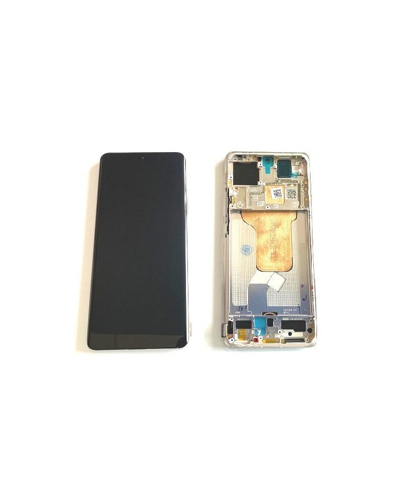 Pantalla LCD y Tactil con Marco Dorado para Xiaomi Mi 12 