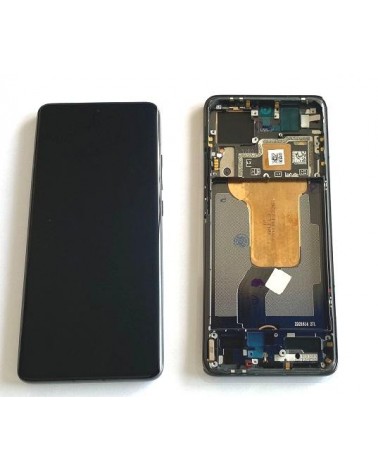 Pantalla LCD y Tactil con Marco Negro para Xiaomi Mi 12 