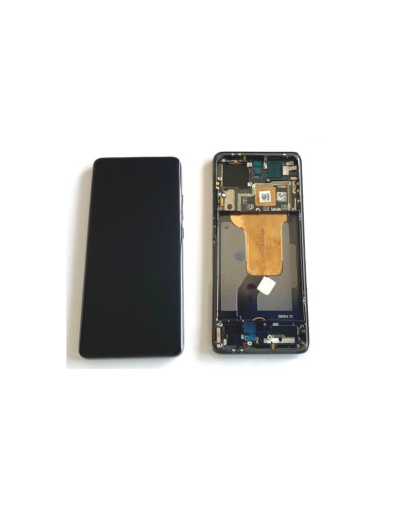 Pantalla LCD y Tactil con Marco Negro para Xiaomi Mi 12 