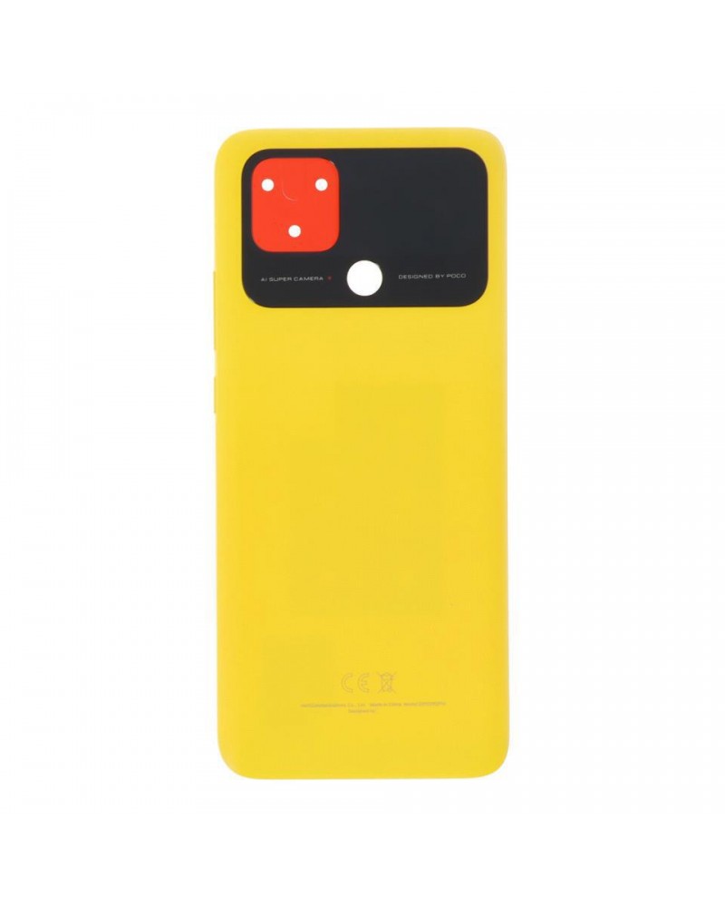 Capa traseira para Xiaomi Poco C40 - Amarelo