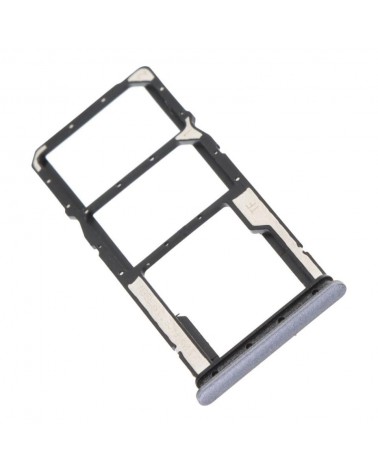 Dual Sim Holder for Xiaomi Redmi 10C 220333QBI - Silver