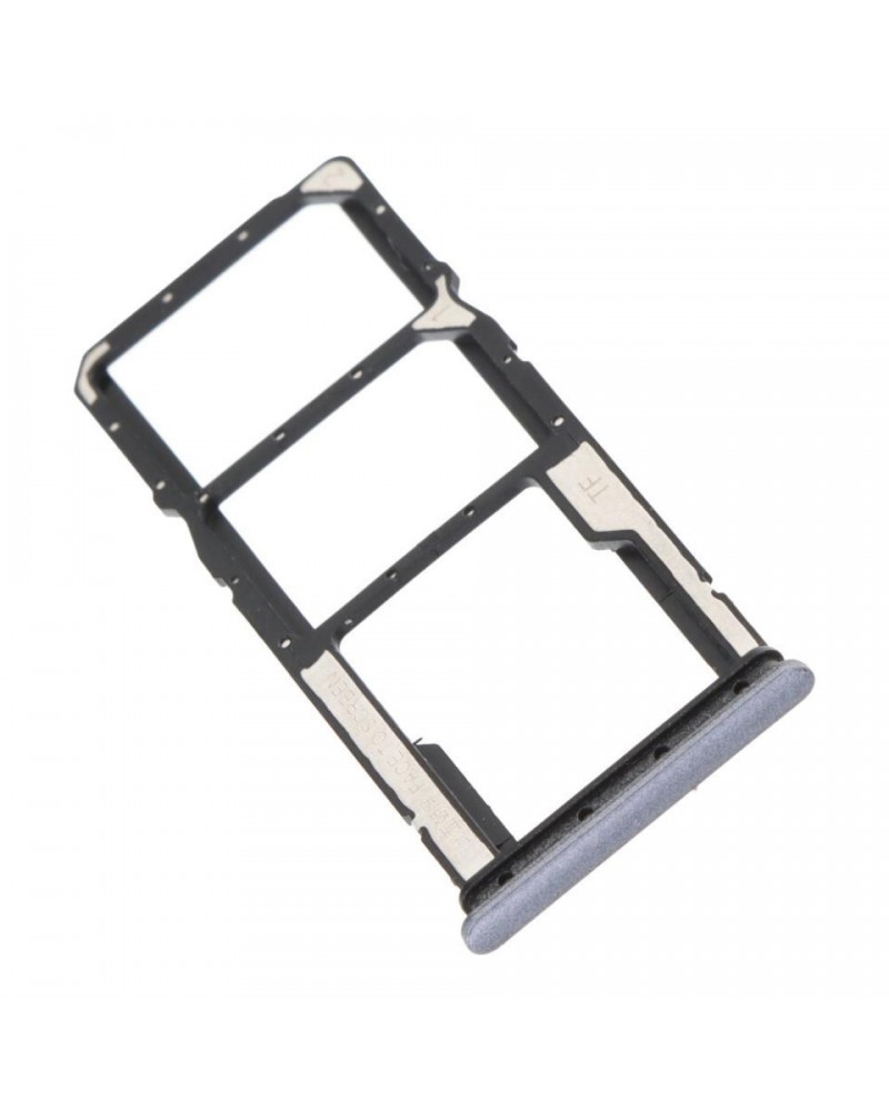 Dual Sim Holder for Xiaomi Redmi 10C 220333QBI - Silver