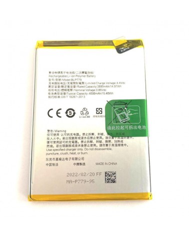 4000mAh BLP779 Battery for Oppo Reno4 Z / Reno4 Lite / Oppo A93 / A92s