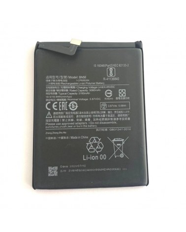 Bateria BN58 de 5160mAh para Xiaomi