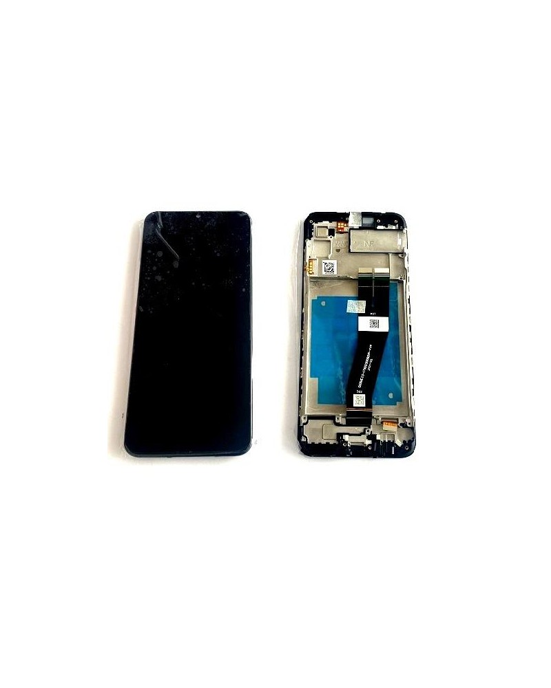 LCD e ecrã tátil com moldura preta para Samsung Galaxy A03 A035 A035G Service Pack