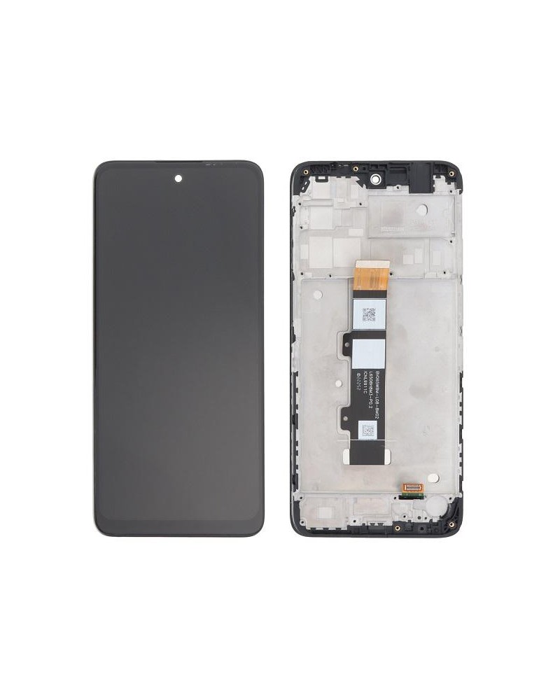 LCD and Touch screen with Frame for Motorola Moto G22