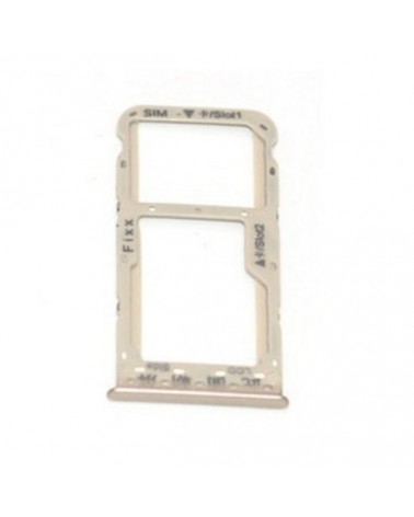 Sim Sd Tray Holder For Huawei P Smart - Gold