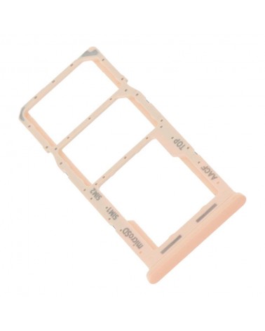 Bandeja O Soporte Sim Para Samsung Galaxy A23 A235 - Rosa Naranja