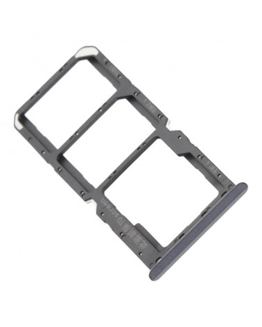 Bandeja o Soporte Sim para Realme C21Y RMX3263 - Negra