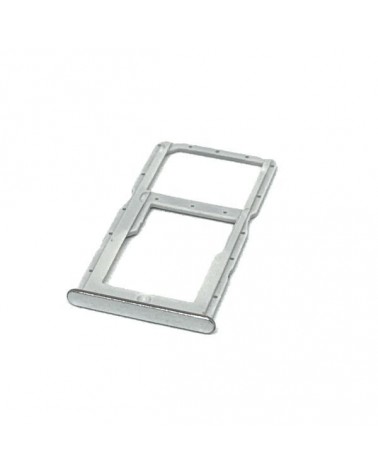 SIM / SD Card Tray for Huawei P30 Lite - Silver