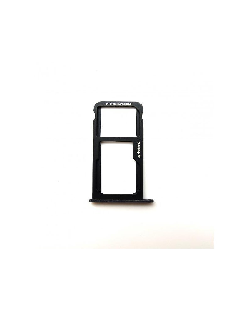 Dual SIM and SD Card Holder for Huawei P8 Lite 2017 - Black