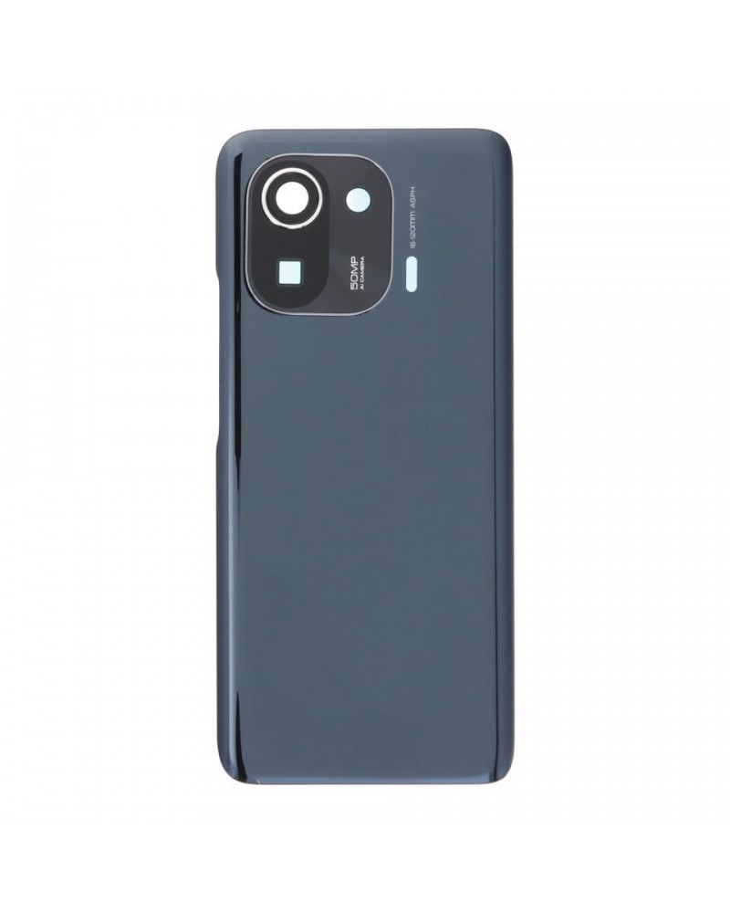 Rear Cover and Lens or Camera Glass for Xiaomi Mi 11 Pro M2102K1AC - Black