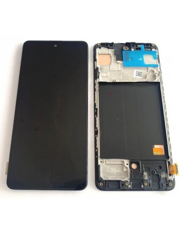 LCD e ecrã tátil com moldura para Samsung Galaxy A51 A515 A515F Qualidade Incell