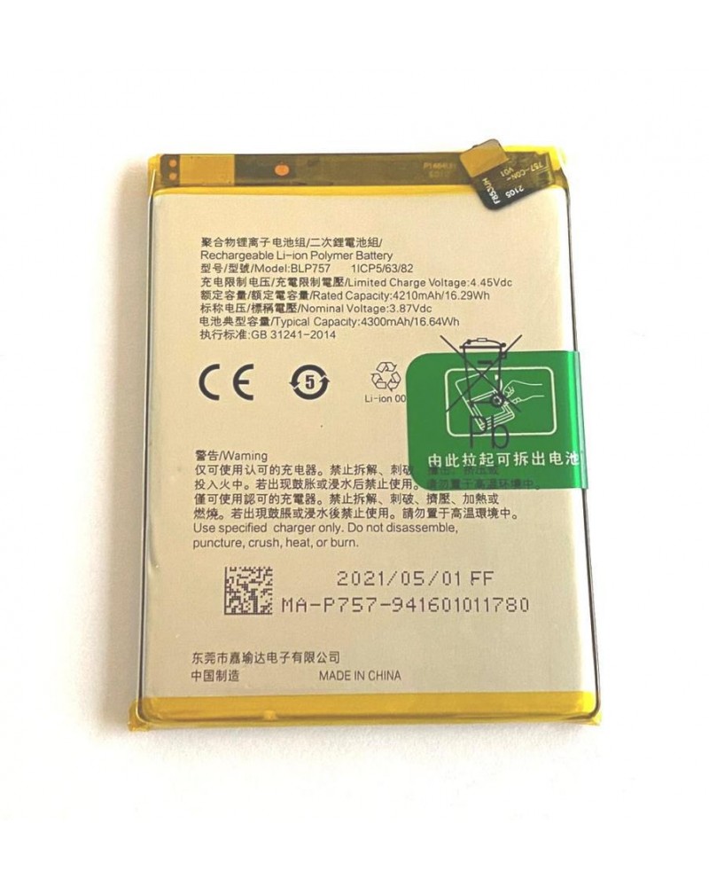 BLP757 for Realme 6 / Realme 6i / Realme 6 Pro 4300mAh Battery