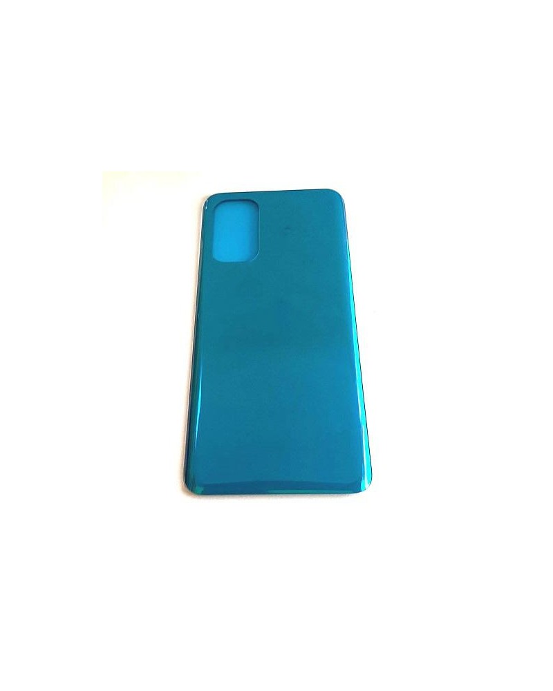 Tampa traseira da bateria para Oppo Find X3 Lite CPH2145 - Azul