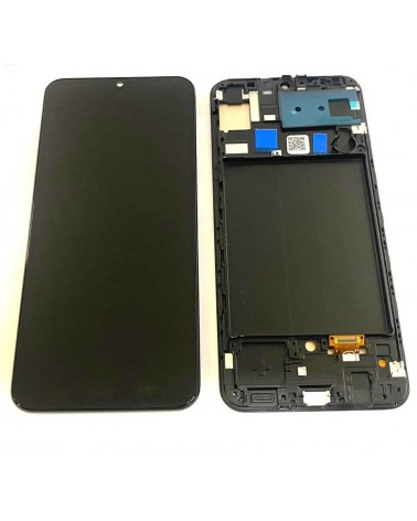 LCD e ecrã tátil com moldura para Samsung Galaxy A50 A505 A505F Qualidade Incell