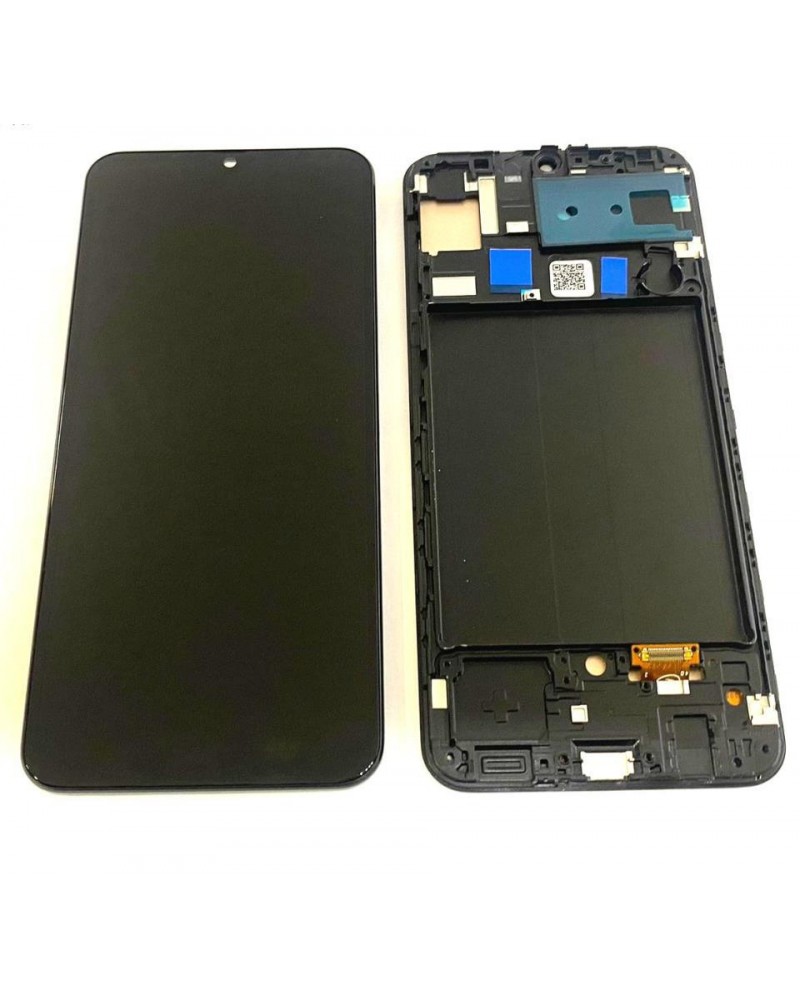 LCD e ecrã tátil com moldura para Samsung Galaxy A50 A505 A505F Qualidade Incell