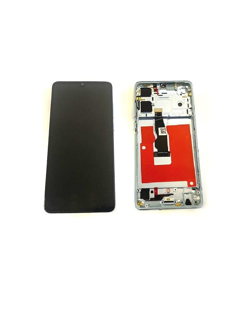 LCD and Touch Screen with Light Blue Frame for Huawei P30 ELE-AL00 ELE-L09 ELE-L29