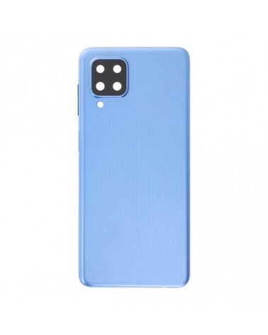 Back Cover and Lens or Camera Glass for Samsung Galaxy M22 M225 M225F M225F - Blue