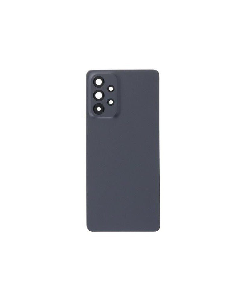 Back Cover and Lens or Camera Glass for Samsung Galaxy A73 5G A736 A736B - Grey