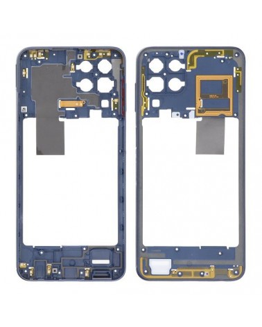 Carcasa o Marco Central para Samsung Galaxy M33 5G M336 M336B - Azul