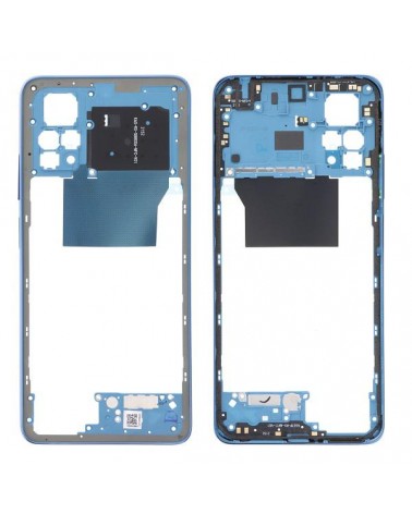 Capa ou moldura central para Xiaomi Redmi Redmi Note 11 Pro 5G - Azul