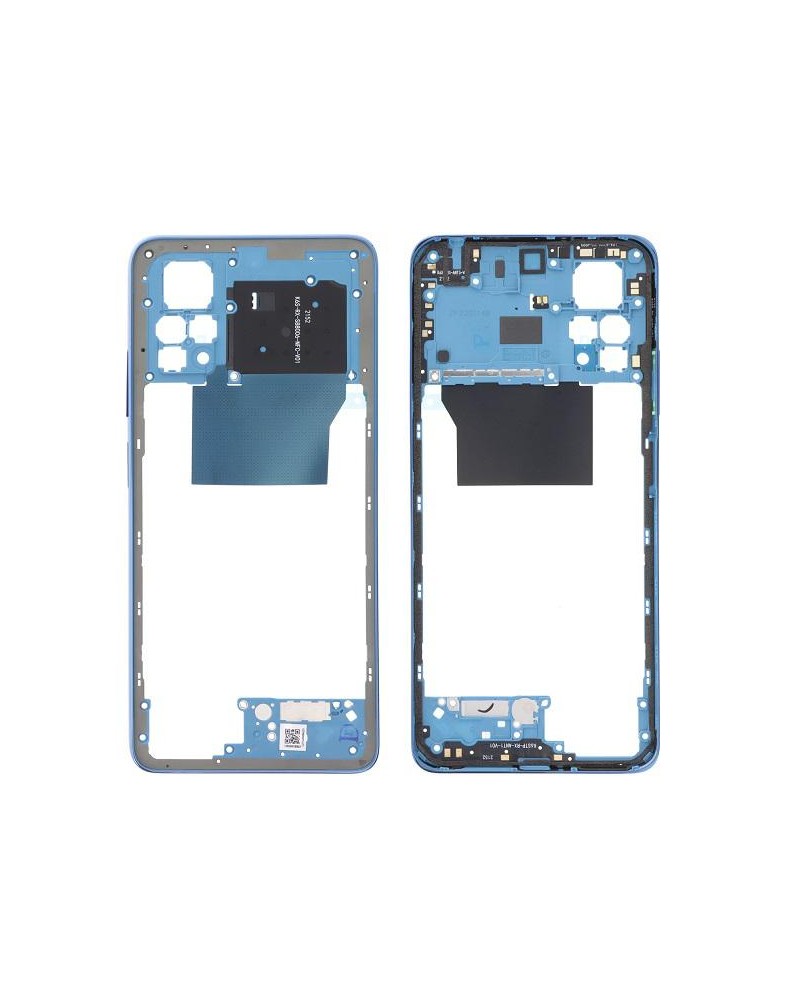 Capa ou moldura central para Xiaomi Redmi Redmi Note 11 Pro 5G - Azul