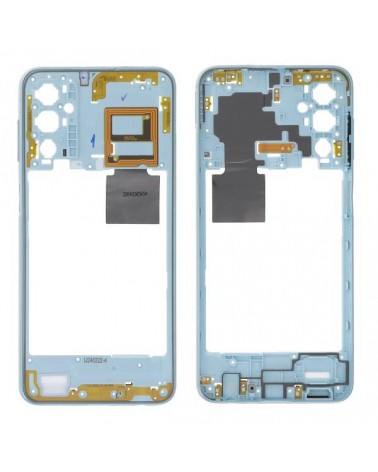 Carcasa o Marco Central para Samsung Galaxy M23 5G M236 M236B - Azul Claro