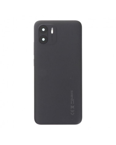 Rear Cover and Lens or Camera Glass for Xiaomi Redmi A1 220733SI - Black