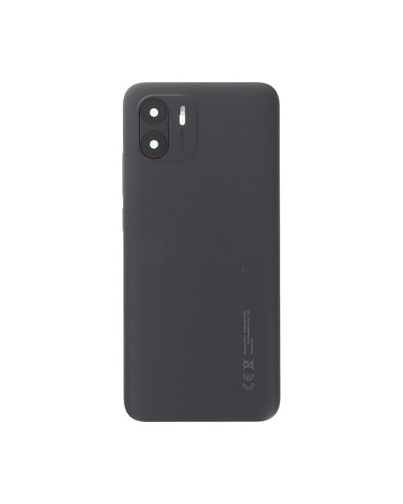 Rear Cover and Lens or Camera Glass for Xiaomi Redmi A1 220733SI - Black