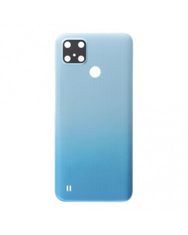 Tampa traseira para Realme C25Y RMX3265 - Azul