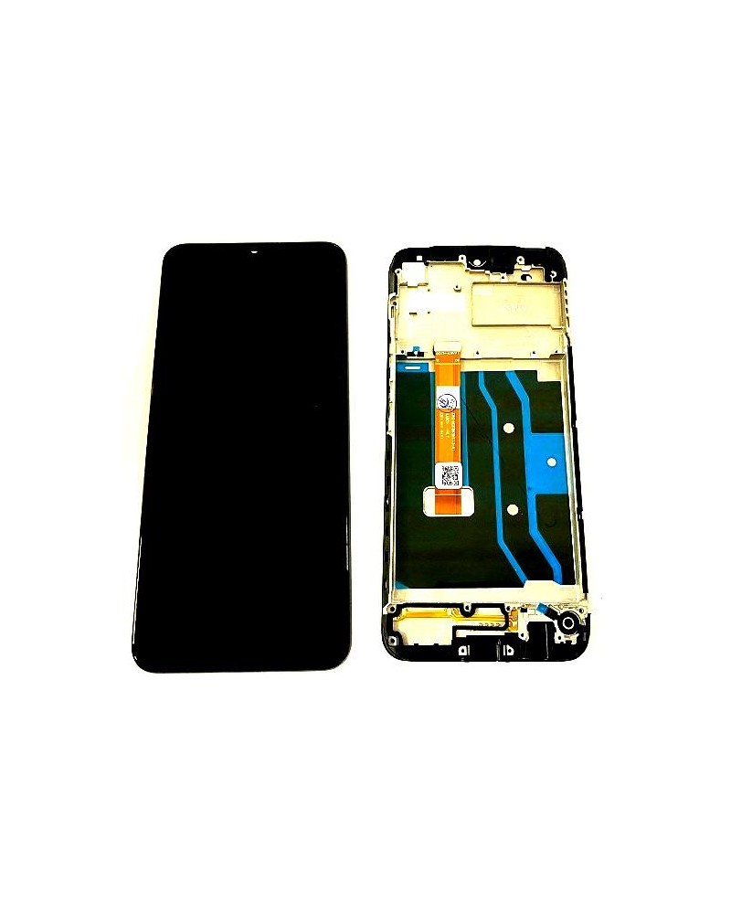 LCD e ecrã tátil com moldura para Realme C25 RMX3191 RMX3193