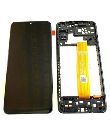 LCD e ecrã tátil com moldura para Samsung Galaxy A04s A047 A047F