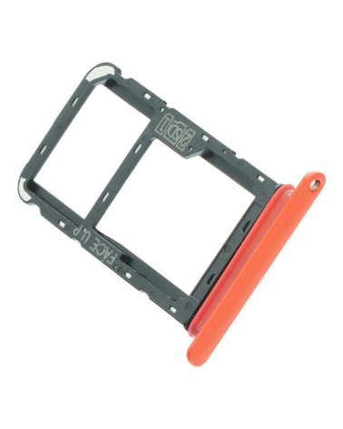 Soporte Tarjeta Sim para Motorola Moto E7i Power - Rojo