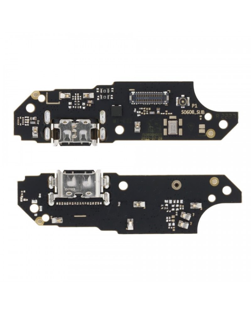 Conector de carregamento flexível para Motorola Moto E22 Motorola Moto E22i